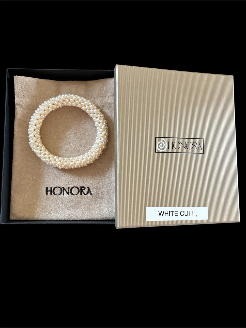 Honora Ivory Pearl Cluster Bracelet